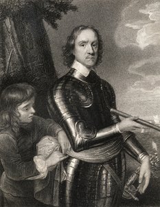オリバー・クロムウェル（1599-1658） 作： English School